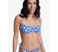 Roxy Printed Essentials Bikini Top Blue White Women - XS