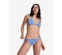 Roxy Printed Essentials Lace Panty Bikini Blue White Women - XL