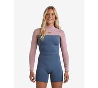 Roxy Prologue+ 2/2 mm Wetsuit blue pink Women - S