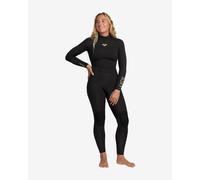 Roxy Prologue+ 4/3 mm Full Wetsuit Back Zip Pure Black Women - XXL