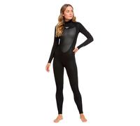 Roxy Wetsuit 4/3 Prologue Women's Back Zip Gbs Black Size 10