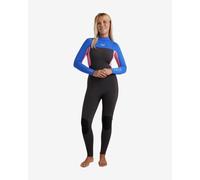 Roxy Prologue+ Back Zip 4/3 mm Wetsuit Electric Black Pink Women - L