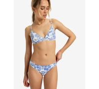 Roxy PT Beach Classics Moderate Panty Bikini blue white Women - L
