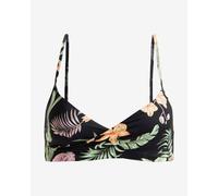 Roxy PT Beach Classics Wrap Bikini Top black green orange Women - XS