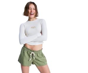 Roxy Pull On Beachy Shorts Oceanside Short Womens Green