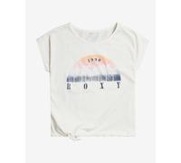 Roxy Pure Beach Short Sleeve T-Shirt White Navy Blue Orange Girls - 6