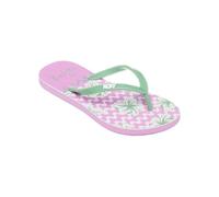 Roxy RG Viva Stamp II Girls' Sandal, Green Pink, 4 UK
