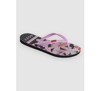 Roxy Kids Viva Stamp II Flip Flops - Black - Size: 2 uk