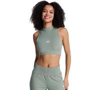 Roxy Rise & Vibe Sleeveless High Neck T-shirt Green XL Woman