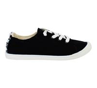 Roxy Rory Lace-Up Black Canvas Womens Plimsolls ARJS300223_BFG