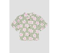 Roxy Salty Sun Kids Shirt basil party waves rg T14