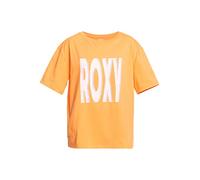 Roxy Sand Under Sky Short Sleeve T-Shirt Orange White Women - S