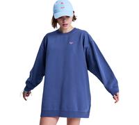 Roxy Saturday Night Vibes Long Sleeve Short Dress Blue S Woman