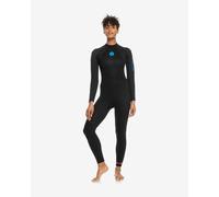 Roxy 3/2 Mm Sr School Long Sleeve Back Zip Neoprene Suit Black 10 Women
