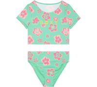 Roxy Set Tropicool Crop Short Sleeve Rash Guard