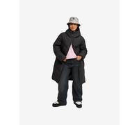 Roxy Shadow Wave - Women Black Long Hooded Puffer Jacket