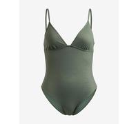 Roxy Shiny Wave One Piece khaki green swimsuit for women - XS