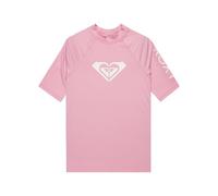 Roxy Short Sleeve Rash Vest WHOLEHEARTED SS Girls Pink 6