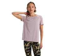 Roxy Short-Sleeved Knit top Move Free MESH TEE Women's Purple XS