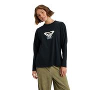 Roxy Short-Sleeved T-Shirt HANGLOOSE Art LS Women's Black S