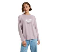 Roxy Short-Sleeved T-Shirt HANGLOOSE Art LS Women's Purple XXL