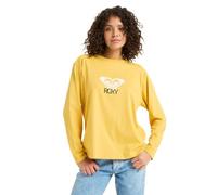Roxy Short-Sleeved T-Shirt HANGLOOSE Art LS Women's Yellow XS