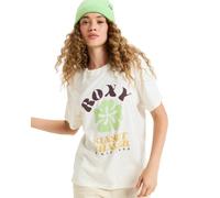 Roxy Short-Sleeved T-Shirt HANGLOOSE Poster Women's White M
