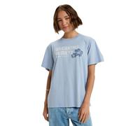 Roxy Short-Sleeved T-Shirt HANGLOOSE The Sky Women's Blue XS