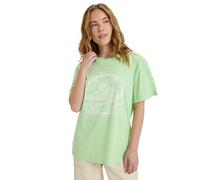 Roxy Short-Sleeved T-Shirt HANGLOOSE The Sky Women's Green XXL