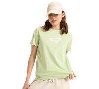 Women's Roxy Womens Oceanregular Corpo Short Sleeve T-Shirt - Green - Size: 10/8
