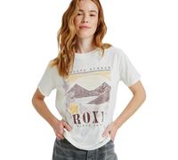 Roxy Short-Sleeved T-Shirt OCEANREGULAR Poster Women's White L