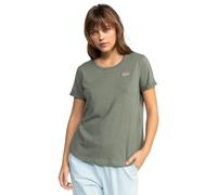 Women's Roxy Womens Saturdaze Short Sleeve T-Shirt - Tan - Size: 10/8