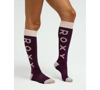 Roxy Shred Time socks burgundy beige women - S-M