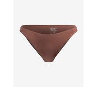 Roxy Silky Island Cheeky Bikini Bottoms- Rootbeer - XL