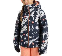 Roxy - Ski jacket - Free Jet Girl Jacket True Black Big Flower - Kid Size 8 y - Navy Navy 8 y