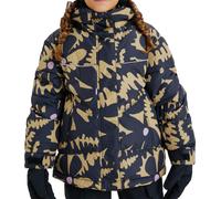 Roxy - Ski/snowboard Jacket - Askamoon Girl Jacket Fennel Seed Big Flower Rg - Kid Size 10 y - Navy Navy 10 y
