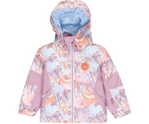 Roxy - Ski/snowboard Jacket - Snowy Tale Jacket Coral Chic Papercut - Kid Size 3 y - Pink Pink 3 y
