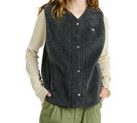 Roxy - Sleeveless fleece Vest - Iconic Town Vest Phantom for Women in Recycled Polyester - Size M - Grey Grey