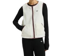 Roxy - Sleeveless fleece Vest - Waves Of Warmth Easy Vest Whisper White for Women - Size S White S