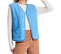 Roxy - Sleeveless quilted Jacket - Simply Lucky Jacket Beau Blue for Women - Size L Blue L