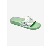 Roxy Slippy Flip Flops Light Green Grey Kids - 31