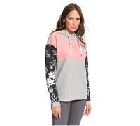 Roxy Smile Everydays - Hoodie for Women Fleecetop - Heritage Heather, Large