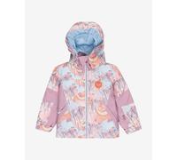 Roxy Snowy Tale Hooded Snow Jacket Light Pink Girls - 3