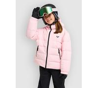 Roxy Snowyhill Puffy 10K - Girls 8-16 Pink Technical Snow Jacket