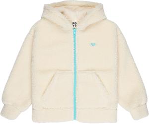 Roxy - Soft fleece - Back To Full Zipped Polar Coconut Milk in Recycled Polyester - Kid Size 14y - Beige Beige 14y