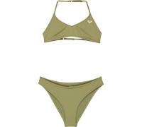 Roxy - Kid's Solid Active RG Tri Bra Set - Bikini size 14 Years, olive