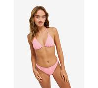 Roxy Solid Essentials Tiki Tri - Women Pink Triangle Bikini Top