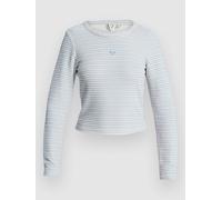 Roxy Spellbound Stripes Long Sleeve T-shirt Grey S Woman