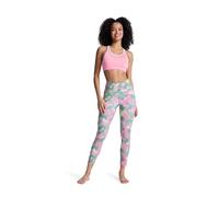 Roxy Sport Leggings Heart INTO IT Ankle Legging PT Womens Green
