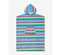Roxy Stay Magical Printed Poncho Blue Green Pink Women